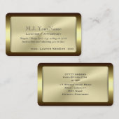 Rechtsanwalt/Rechtsanwalt gerahmter Visitenkarte (Vorne/Hinten)