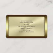 Rechtsanwalt/Rechtsanwalt gerahmter Visitenkarte (Rückseite)