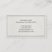 Rechtsanwalt-Rechtsanwalts-Antiken-Skala von Visitenkarte (Rückseite)