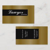 Rechtsanwalt-Rechtsanwalts-Visitenkarte-einfaches Visitenkarte (Vorne/Hinten)