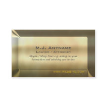 Rechtsanwalt-/Rechtsanwaltsluxus Goldeffekt