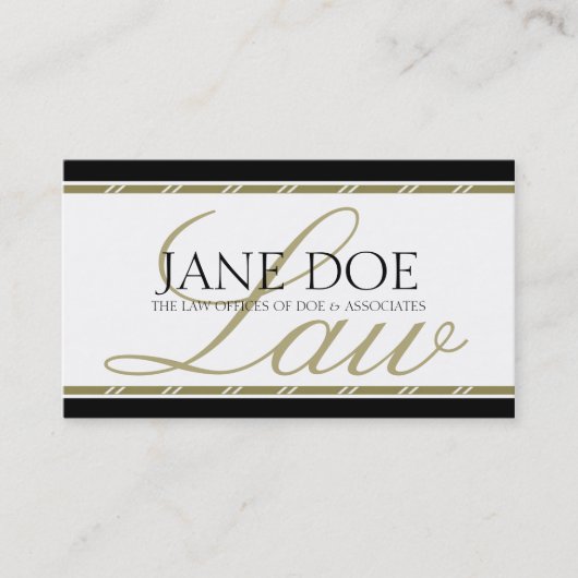 Rechtsanwalt Rechtsberater Rechtsanwaltskanzlei Go Visitenkarte (Vorderseite)