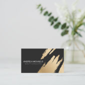 Rechtsanwalt Rechtsgesetz kühne Black Gold Visitenkarte (Stehend Vorderseite)