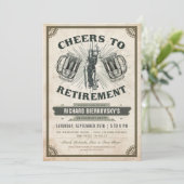 Rechtsanwalt-/Richter-Ruhestands-Party Einladung - (Stehend Vorderseite)