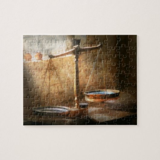 Rechtsanwalt - Skala - ausgeglichenes Gesetz Puzzle (Horizontal)