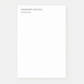 Rechtsanwalt Trendy Minimalistisch Elegant Einfach Post-it Klebezettel (Vorderseite)