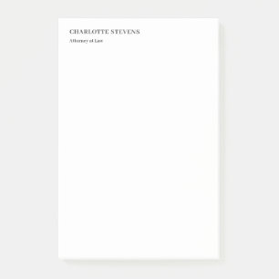 Rechtsanwalt Trendy Minimalistisch Elegant Einfach Post-it Klebezettel