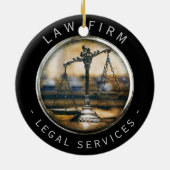 Rechtsanwalt | Umfang der Justiz Keramik Ornament (Hinten)