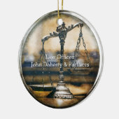 Rechtsanwalt | Umfang der Justiz Keramik Ornament (Links)