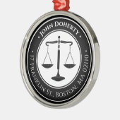 Rechtsanwalt | Umfang der Justiz Ornament Aus Metall (Links)