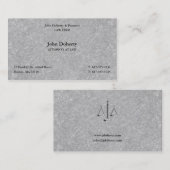 Rechtsanwalt | Umfang der Justiz Visitenkarte (Vorne/Hinten)