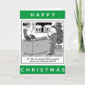 Rechtsanwalt und Cartoon der Klienten Glückwunsch Karte (Vorderseite)