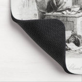 Rechtsanwalt und Kunde, Kraft und Ungeduld Mousepad (Ecke)