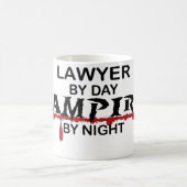 Rechtsanwalt-Vampir bis zum Nacht Kaffeetasse (Mittel)