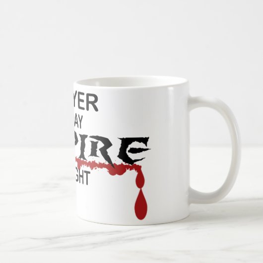 Rechtsanwalt-Vampir bis zum Nacht Kaffeetasse (Rechts)