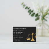 Rechtsanwalt Visitenkarte (Stehend Vorderseite)