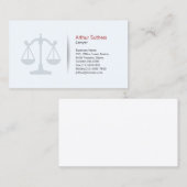 Rechtsanwalt Visitenkarte (Vorne/Hinten)