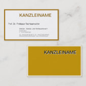 Rechtsanwalt Visitenkarte (Vorne/Hinten)