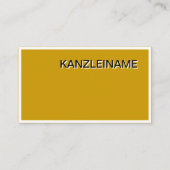 Rechtsanwalt Visitenkarte (Rückseite)