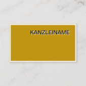 Rechtsanwalt Visitenkarte (Rückseite)