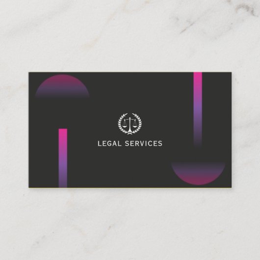 Rechtsanwalt Visitenkarte (Vorderseite)