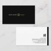 Rechtsanwalt Visitenkarte (Vorne/Hinten)