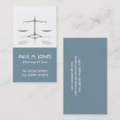 Rechtsanwalt-Visitenkarte Visitenkarte (Vorne/Hinten)