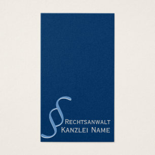 Rechtsanwalt Visitenkarten