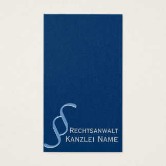 Rechtsanwalt Visitenkarten