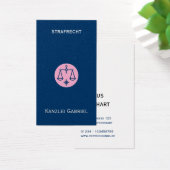 Rechtsanwalt Visitenkarten (Schreibtisch)