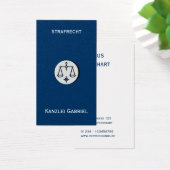 Rechtsanwalt Visitenkarten (Schreibtisch)