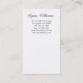 Rechtsanwalt - Visitenkarten Visitenkarte (Rückseite)