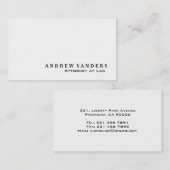 Rechtsanwalt - Visitenkarten Visitenkarte (Vorne/Hinten)