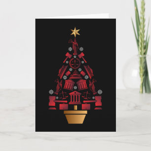 Rechtsanwalt Weihnachtsbaum Karte