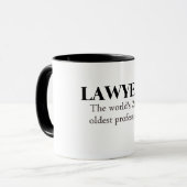 Rechtsanwälte, der 2. älteste Beruf der Welt Tasse (Vorderseite Links)