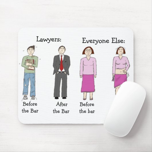 Rechtsanwälte gegen. Jeder sonst Mausunterlage Mousepad (Mit Mouse)