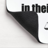 Rechtsanwälte tun es in ihren Memoranden Mousepad (Ecke)