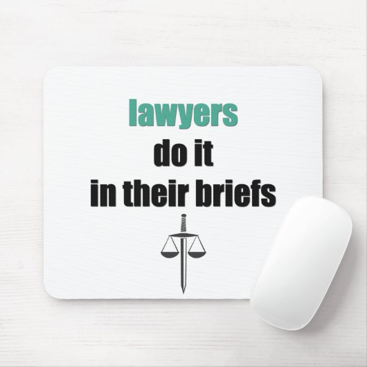 Rechtsanwälte tun es in ihren Memoranden Mousepad (Mit Mouse)