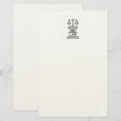 Rechtsanwälte und Rechtsanwälte Briefpapier (Vorne/Hinten)