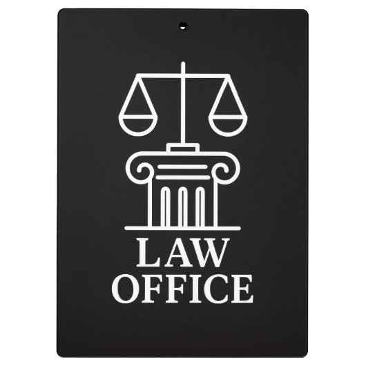 Rechtsanwälte und Rechtsanwälte Klemmbrett (Rückseite)