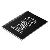 Rechtsanwälte und Rechtsanwälte Notizblock (Linke Seite)