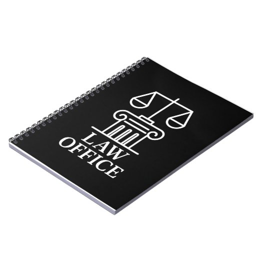 Rechtsanwälte und Rechtsanwälte Notizblock (Linke Seite)