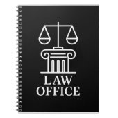 Rechtsanwälte und Rechtsanwälte Notizblock (Vorderseite)