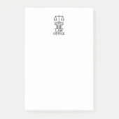 Rechtsanwälte und Rechtsanwälte Post-it Klebezettel (Vorderseite)