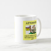 Rechtsanwälte und Rechtsanwaltwitz Kaffeetasse (VorderseiteRechts)