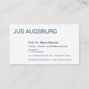 Rechtsanwälte Visitenkarte