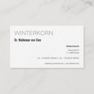 Rechtsanwälte Visitenkarte