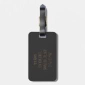 Rechtsanwältin | Anwalt | Richter | Anwaltskanzlei Gepäckanhänger (Rückseite vertikal)