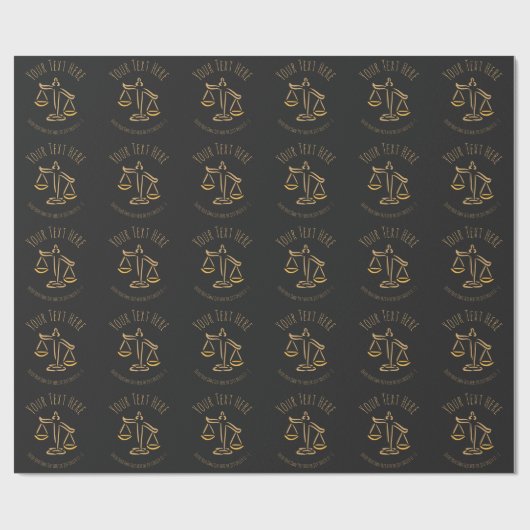 Rechtsanwältin | Anwalt | Richter | Anwaltskanzlei Geschenkpapier (Flach)