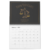 Rechtsanwältin | Anwalt | Richter | Anwaltskanzlei Kalender (Feb 2027)